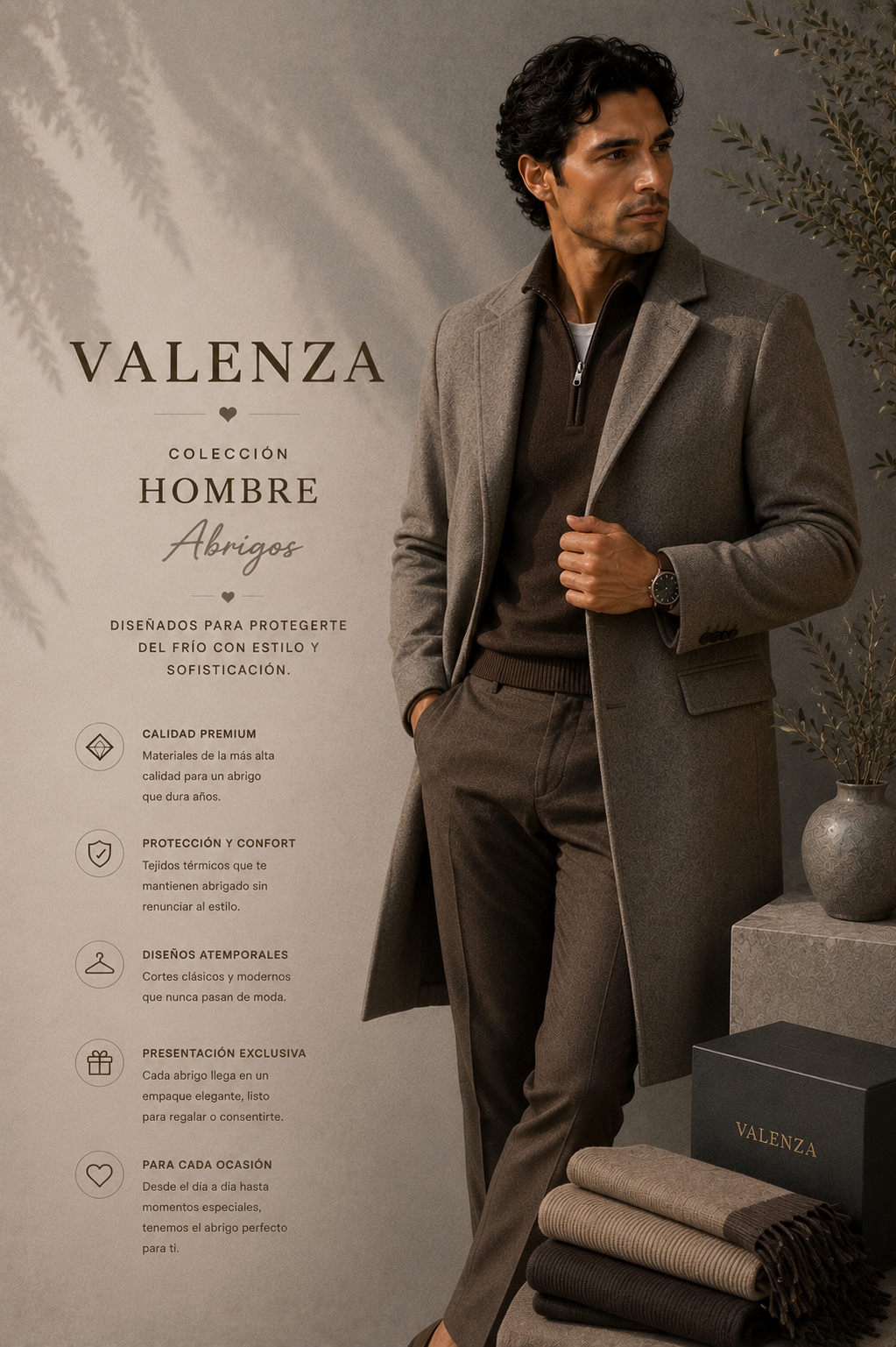 Hombre Abrigos