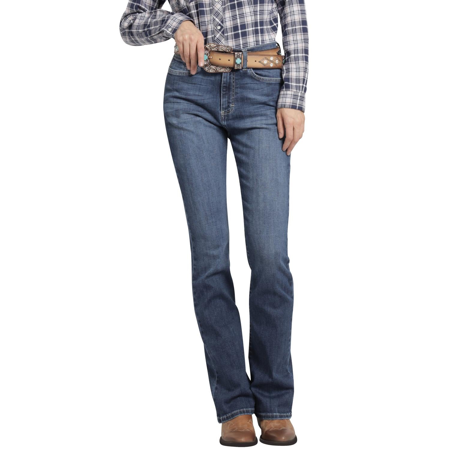 Jeans Vaquero Wrangler Mujer Flare 596