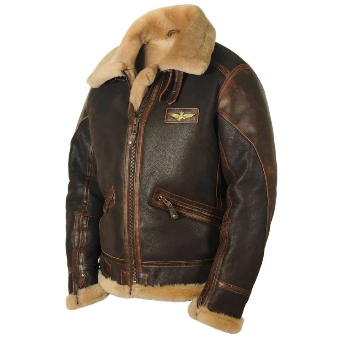Chaqueta de aviador Gian para hombre: moderna y cómoda, con un estilo atemporal.