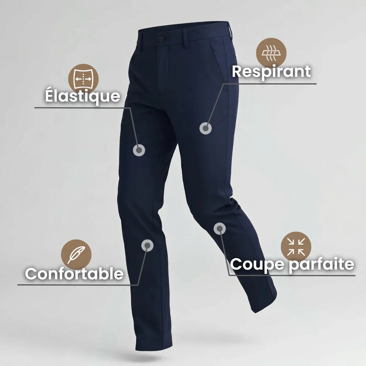 Pantalón extensible MorphoFit 2.0