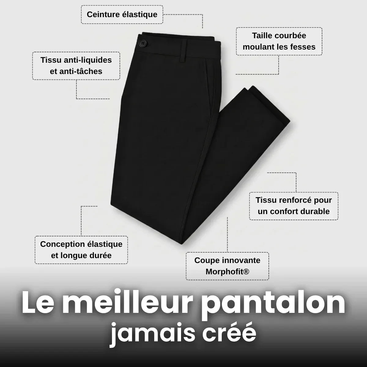 Pantalón extensible MorphoFit 2.0