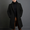 Abrigo largo de invierno Edward para hombre: chaqueta estilo gabardina cálida y aislante con un corte clásico y elegante.
