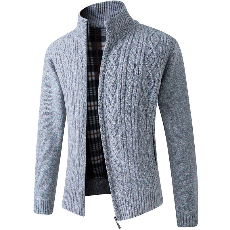 Jeffery Pull Homme en Velours Tricoté – Tejido lujoso y suave con estilo moderno elegante