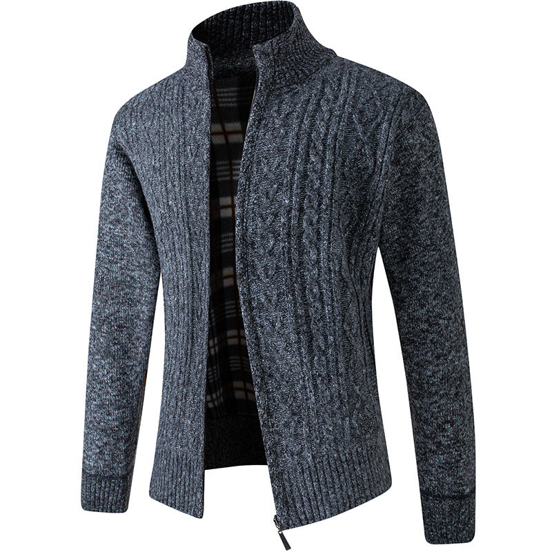 Jeffery Pull Homme en Velours Tricoté – Tejido lujoso y suave con estilo moderno elegante