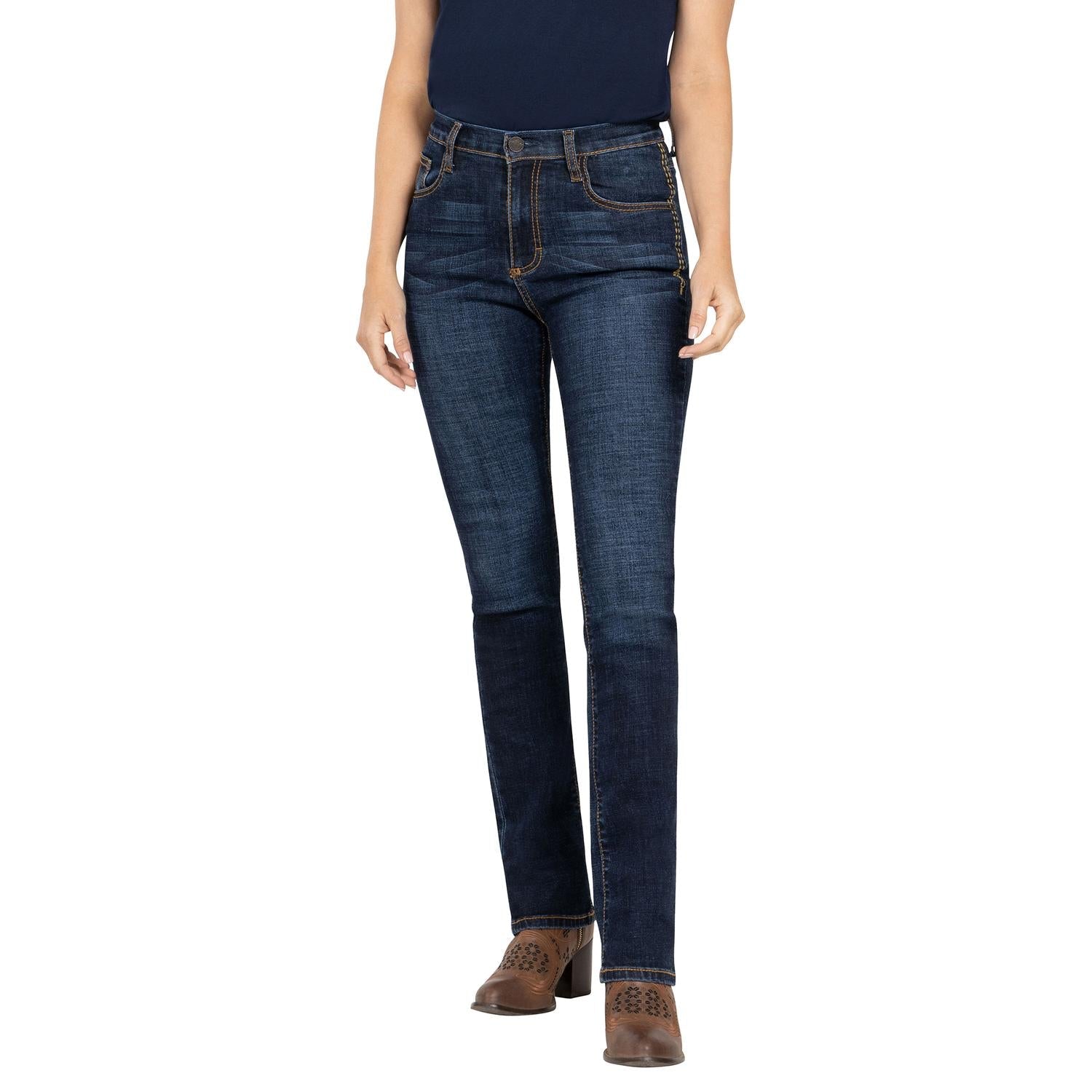 Jeans Vaqueros Mujer Wrangler High Rise Boot 401