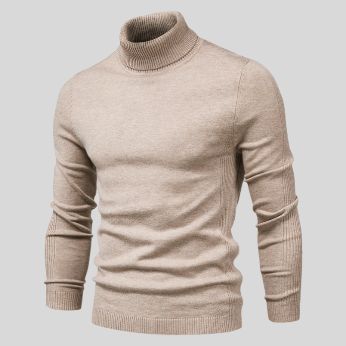 Jerold Pull Homme – Pull Cuello Alto Elegante y Cómodo con Estilo Polivalente