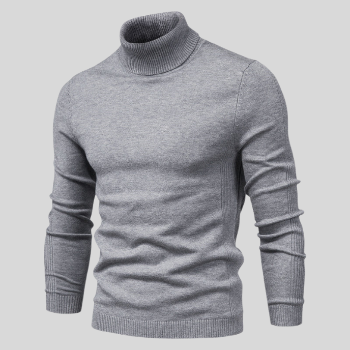 Jerold Pull Homme – Pull Cuello Alto Elegante y Cómodo con Estilo Polivalente