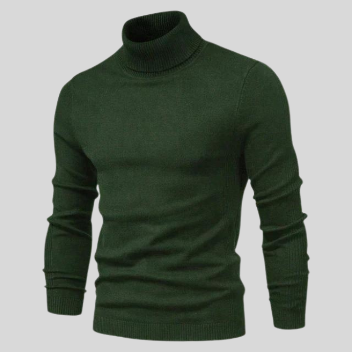 Jerold Pull Homme – Pull Cuello Alto Elegante y Cómodo con Estilo Polivalente