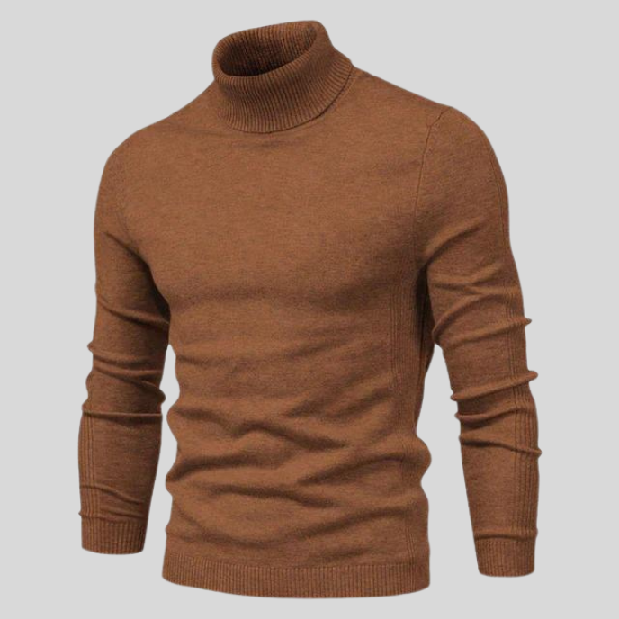 Jerold Pull Homme – Pull Cuello Alto Elegante y Cómodo con Estilo Polivalente