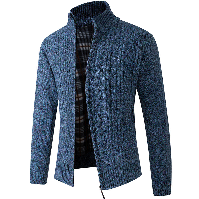 Jeffery Pull Homme en Velours Tricoté – Tejido lujoso y suave con estilo moderno elegante