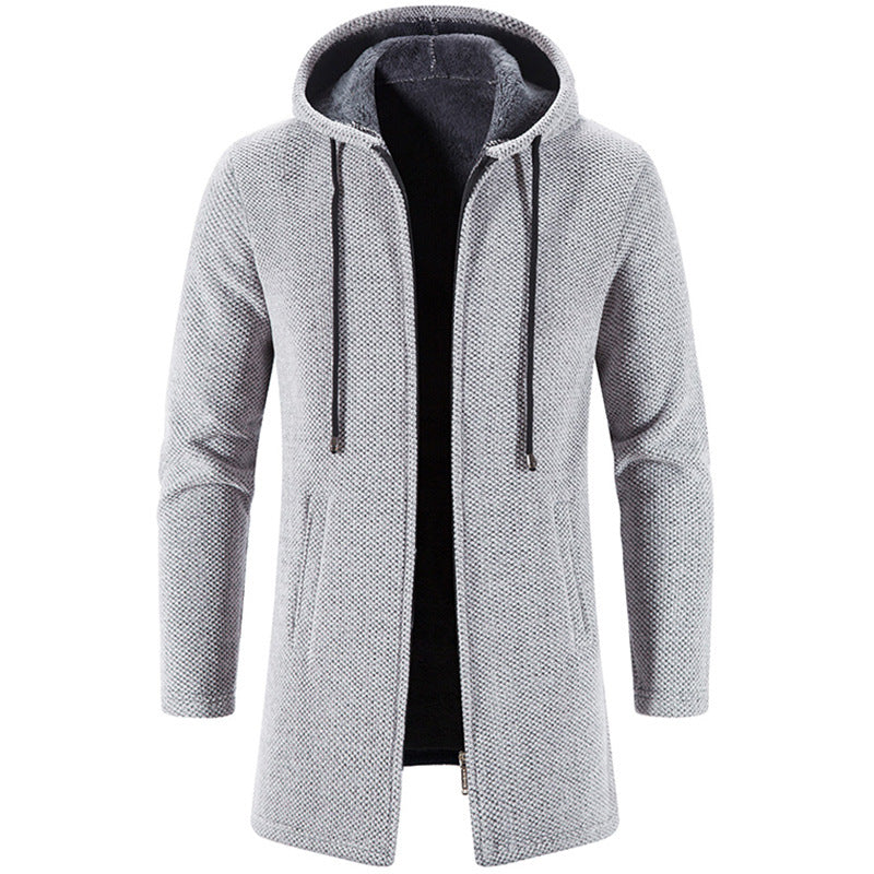 Reginald – Chaqueta con Capucha para Hombre en Polar – Abrigo Exterior Suave y Cálido con Corte Cómodo para Tiempo Frío