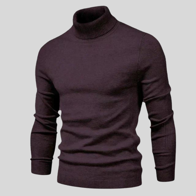 Jerold Pull Homme – Pull Cuello Alto Elegante y Cómodo con Estilo Polivalente