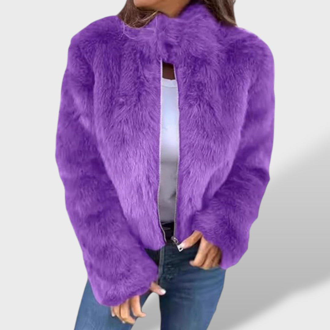 Chaqueta pelo sintético.