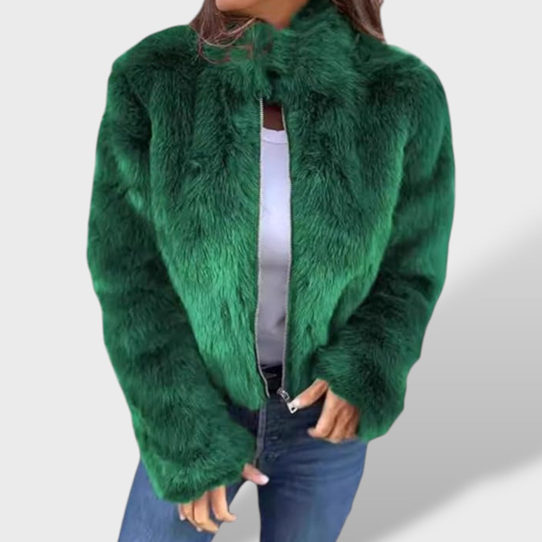 Chaqueta pelo sintético.