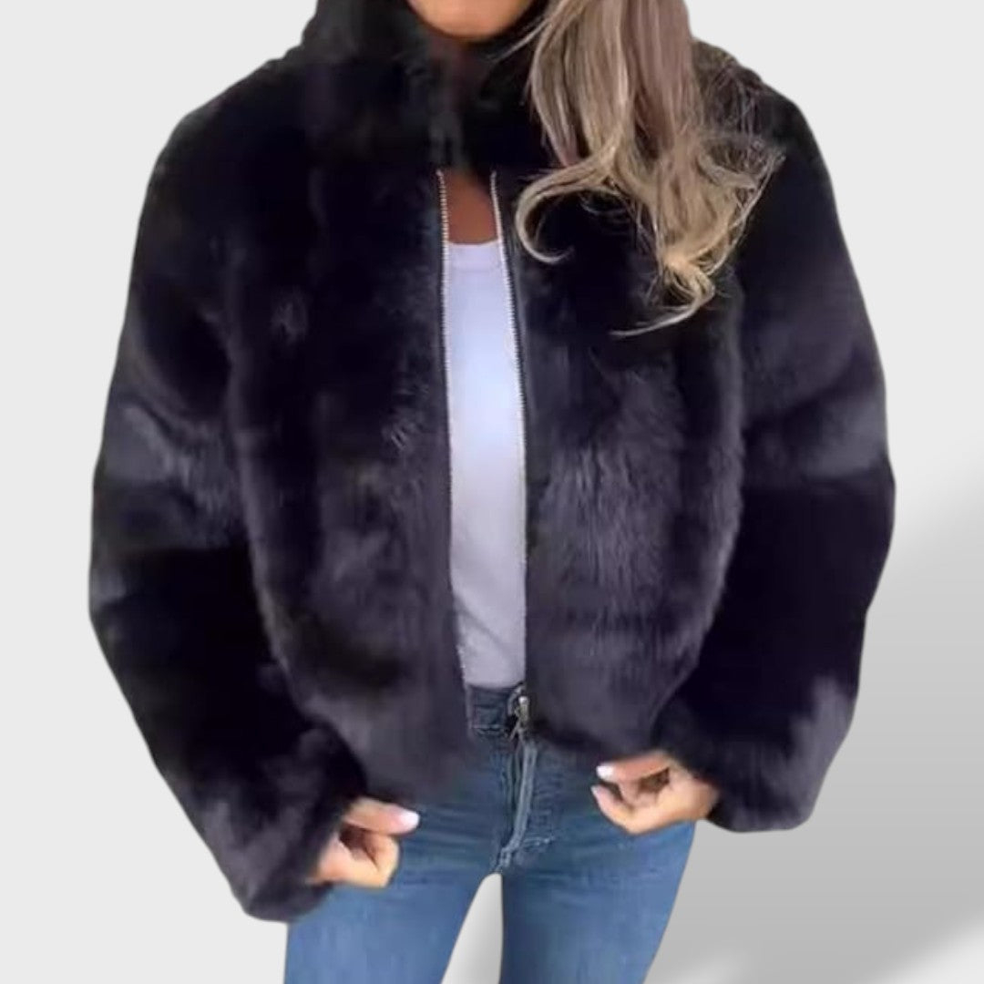 Chaqueta pelo sintético.