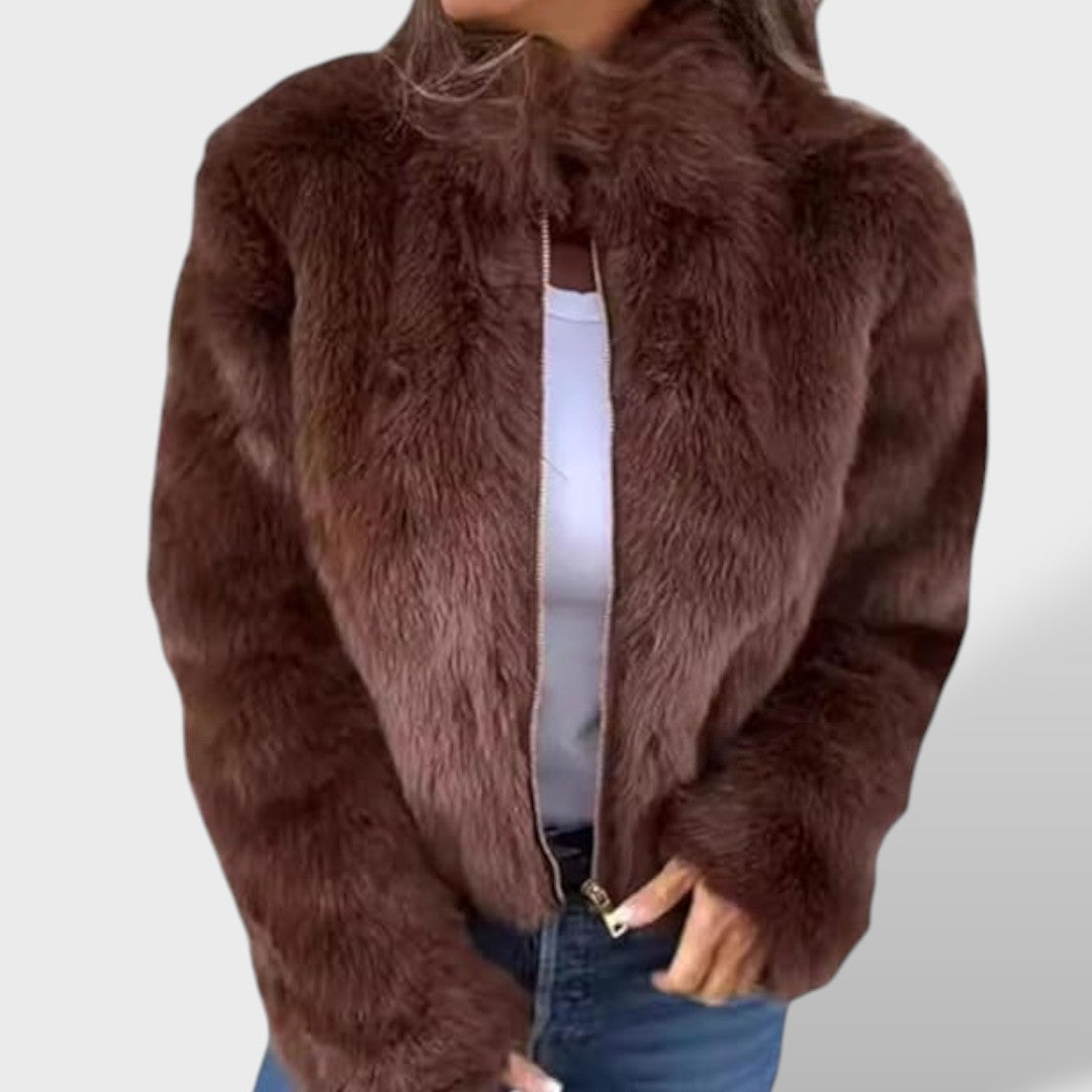 Chaqueta pelo sintético.