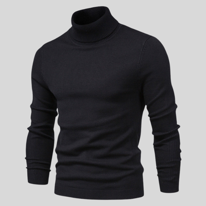 Jerold Pull Homme – Pull Cuello Alto Elegante y Cómodo con Estilo Polivalente