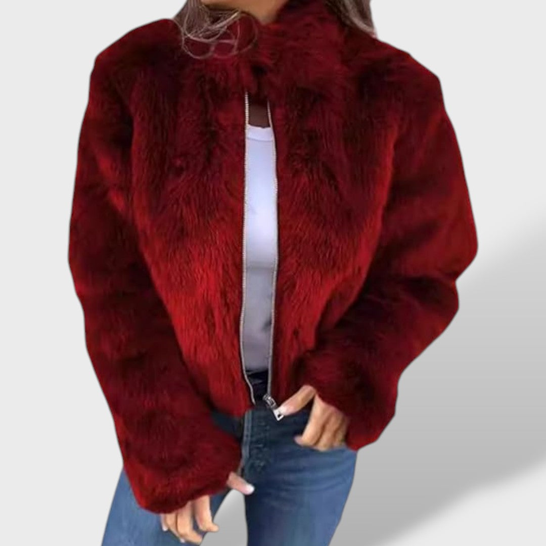 Chaqueta pelo sintético.