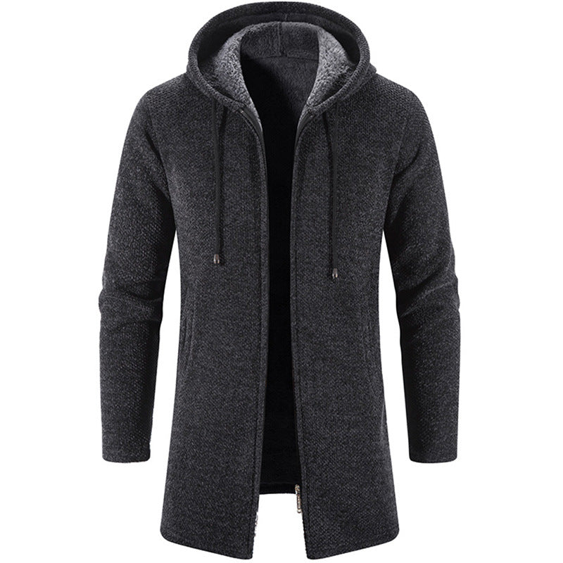 Reginald – Chaqueta con Capucha para Hombre en Polar – Abrigo Exterior Suave y Cálido con Corte Cómodo para Tiempo Frío
