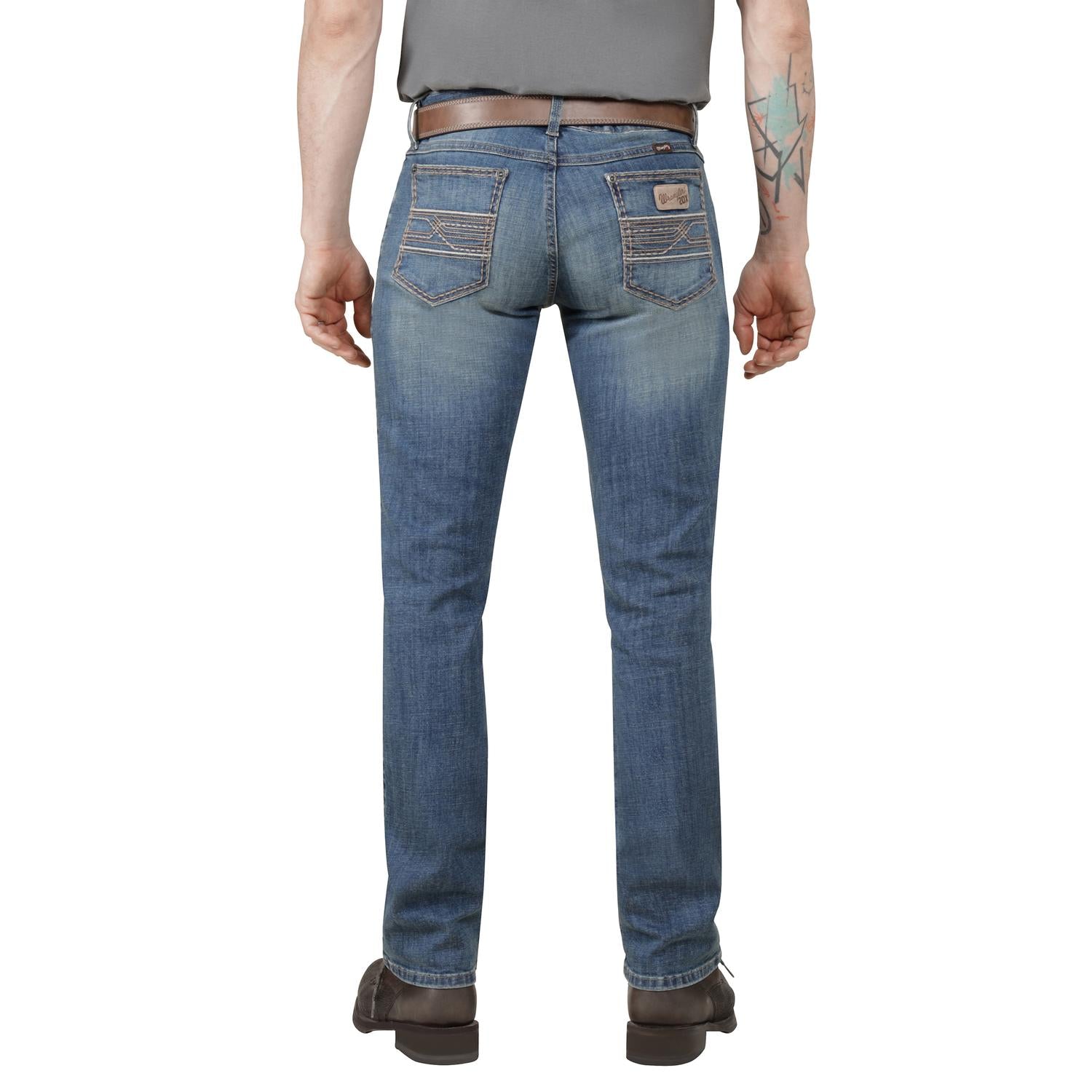 Jeans Vaquero Wrangler Hombre Western Slim Straight 320