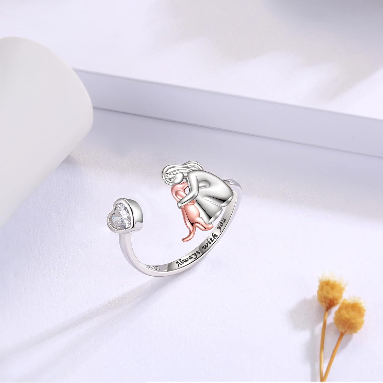 AlwaysPaw - Anillo Con Icono De Perro