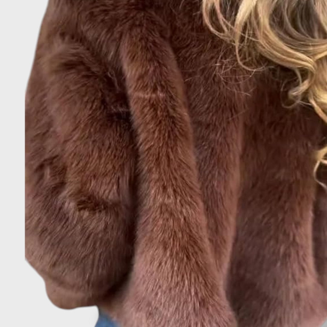 Chaqueta pelo sintético.