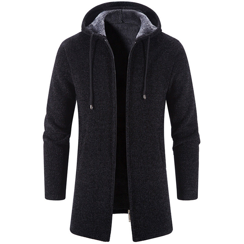 Reginald – Chaqueta con Capucha para Hombre en Polar – Abrigo Exterior Suave y Cálido con Corte Cómodo para Tiempo Frío