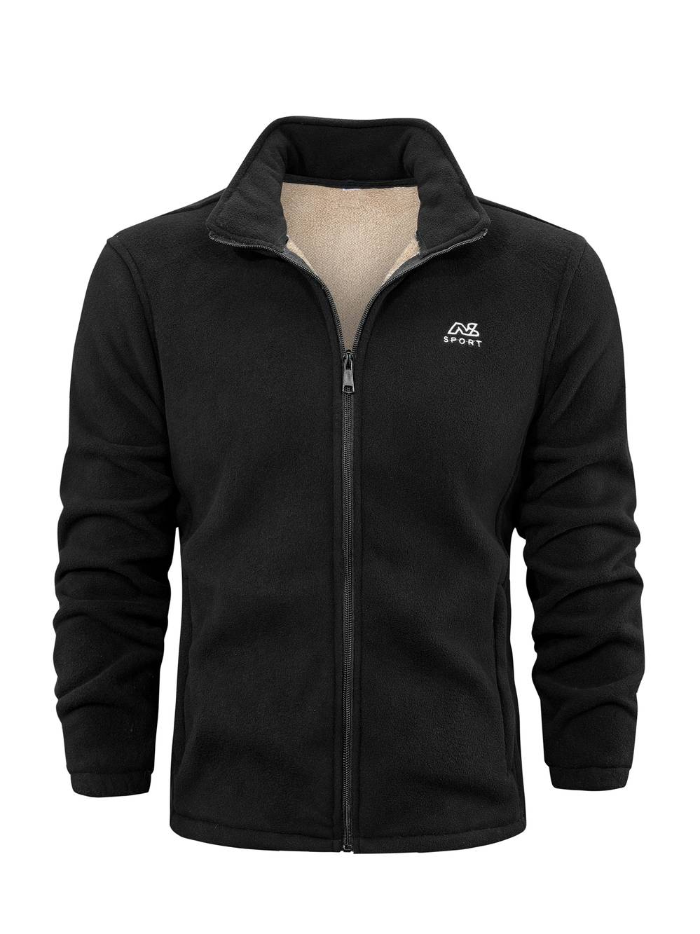 Alvin Chaqueta Polar Unisex con Forro Sherpa – Caliente, Cómoda y para Uso Diario