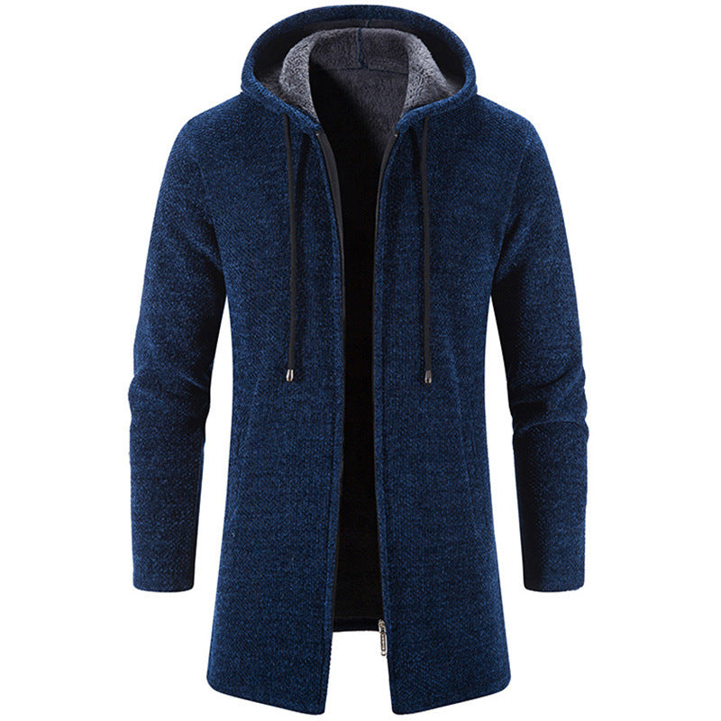 Reginald – Chaqueta con Capucha para Hombre en Polar – Abrigo Exterior Suave y Cálido con Corte Cómodo para Tiempo Frío