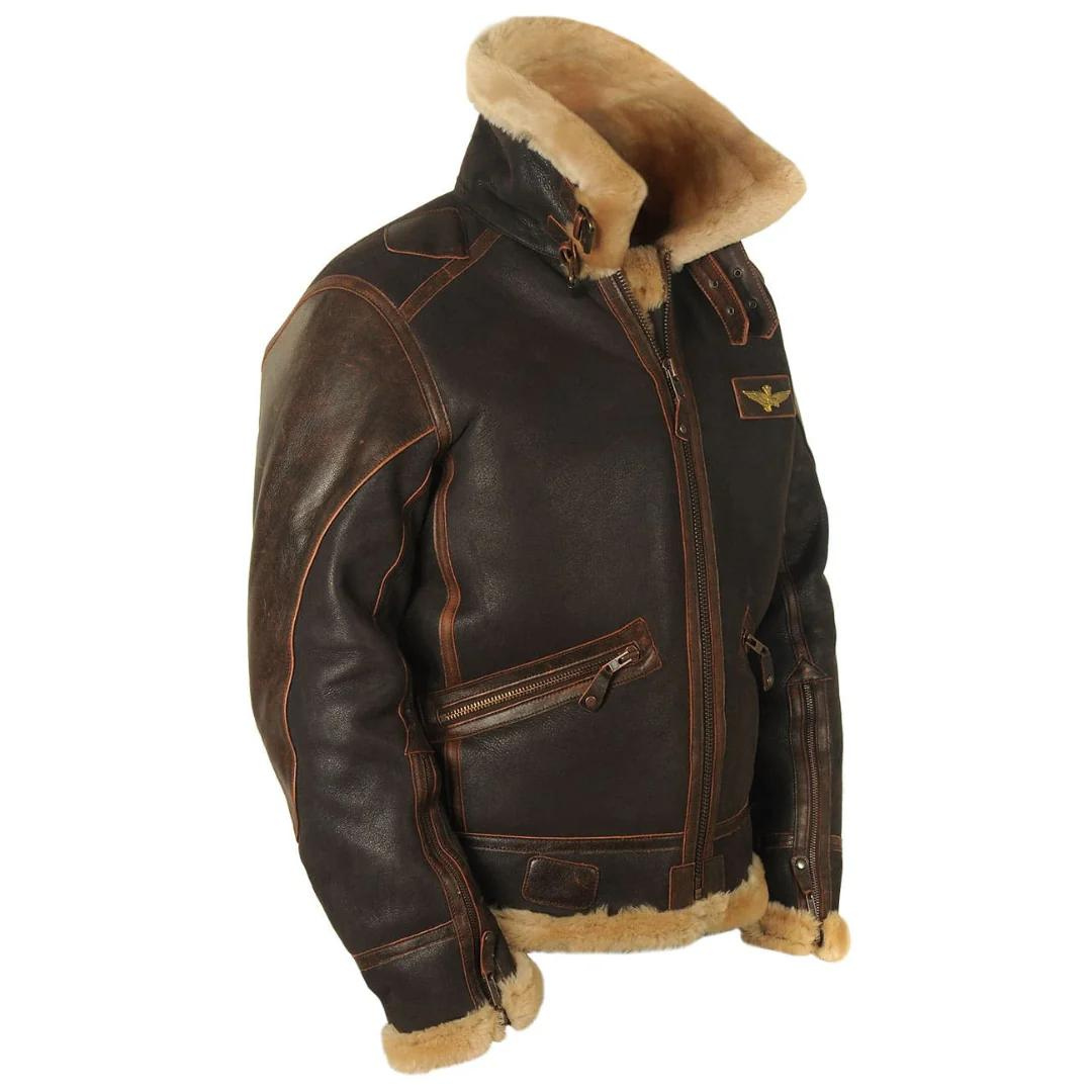Chaqueta de aviador Gian para hombre: moderna y cómoda, con un estilo atemporal.