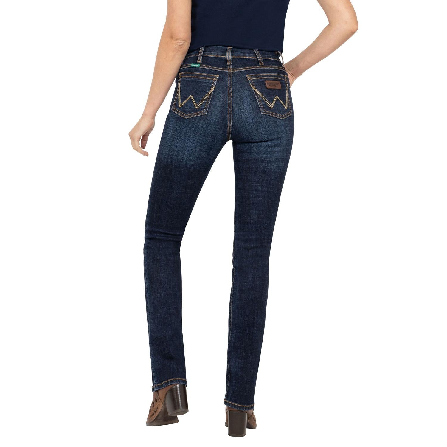 Jeans Vaqueros Mujer Wrangler High Rise Boot 401