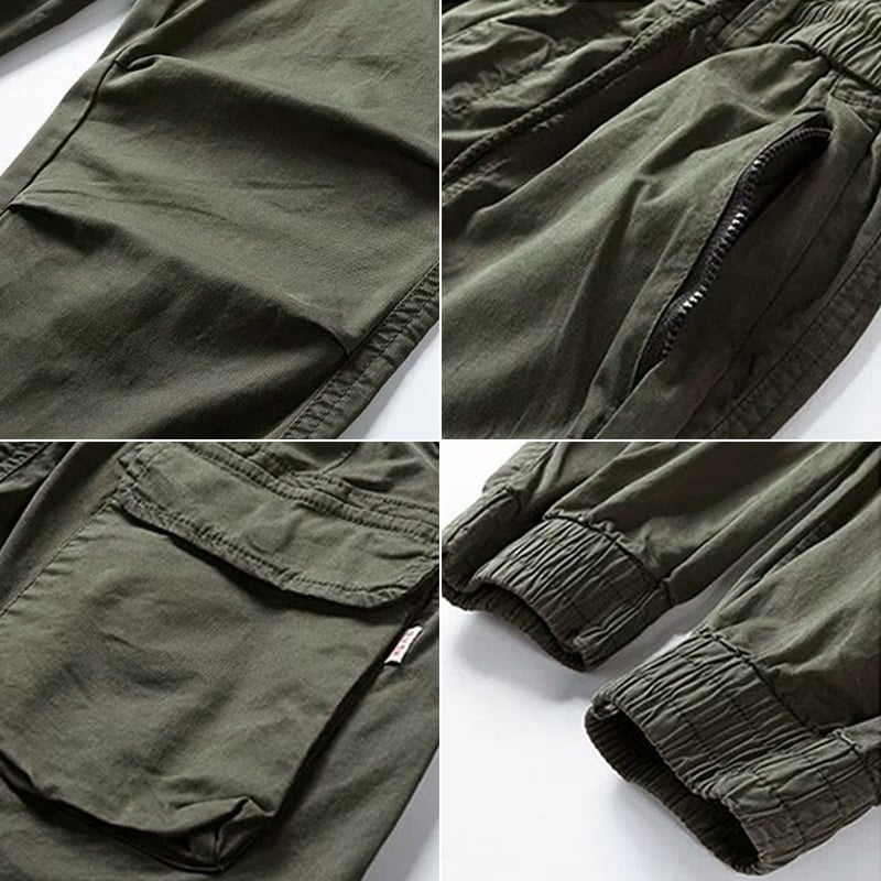 David Pantalon Hombre – Pantalon Cargo Stretch con Spandex Cómodo y Polivalente