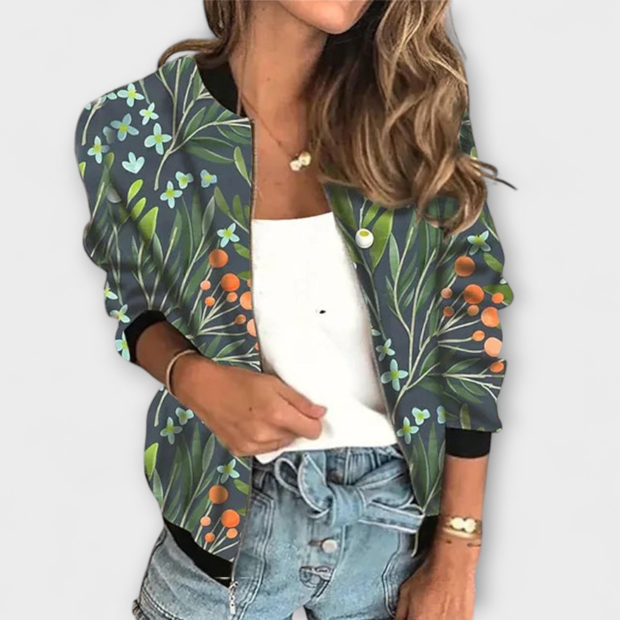 Aurora - Bedruckte Ritsjacke