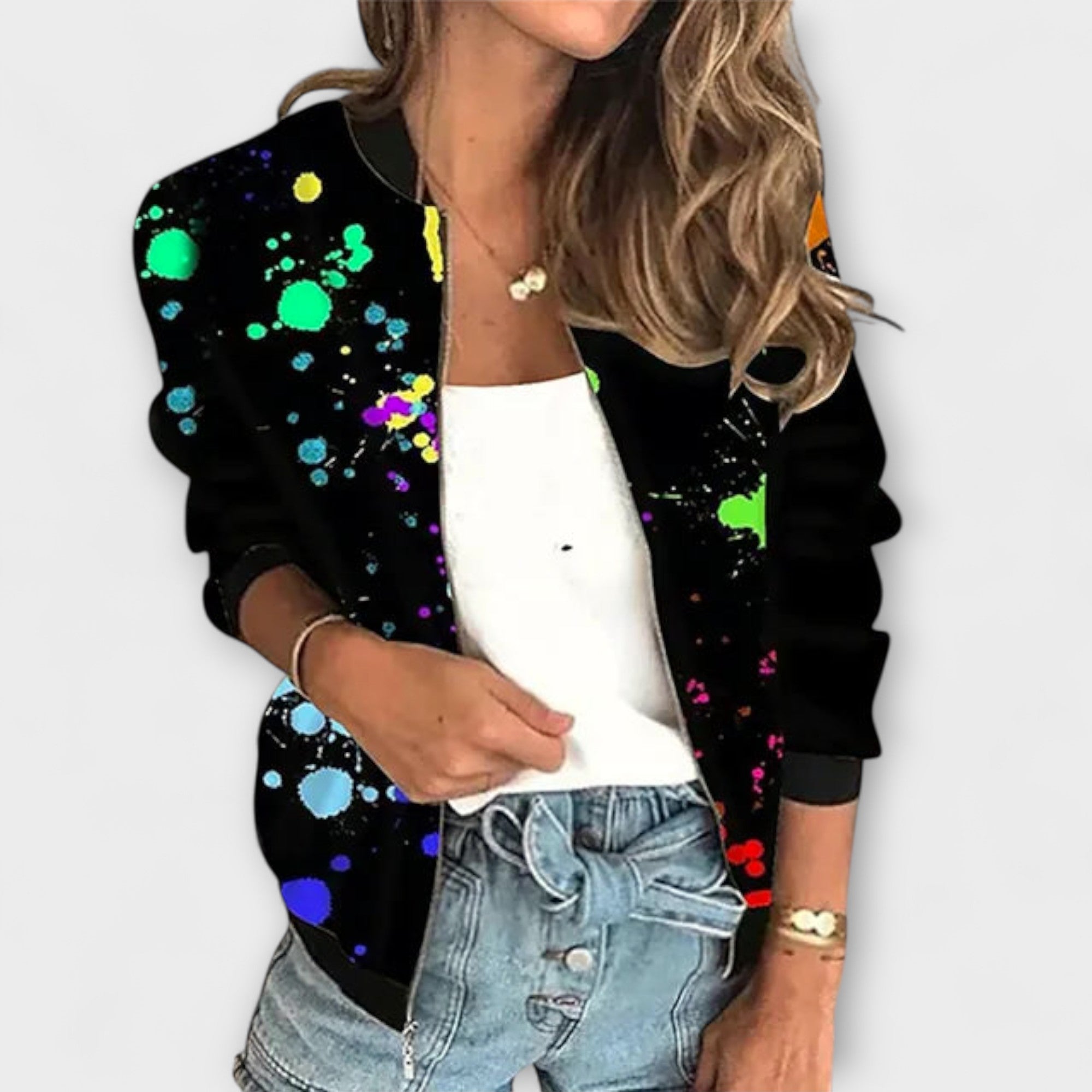 Aurora - Bedruckte Ritsjacke