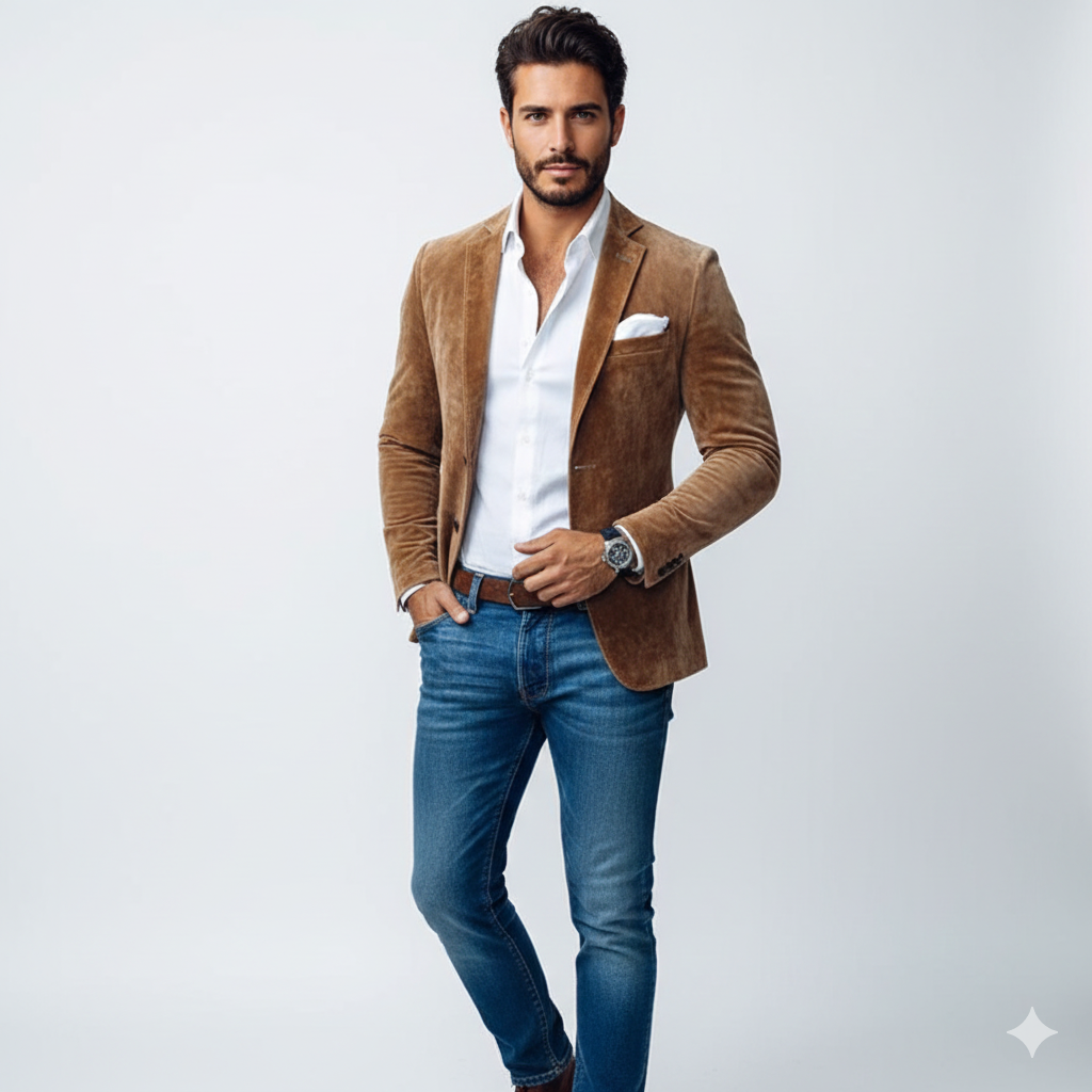 Blazer Blake Hombre Ajuste Slim – Chaqueta Casual Elegante Corte Moderno Versátil