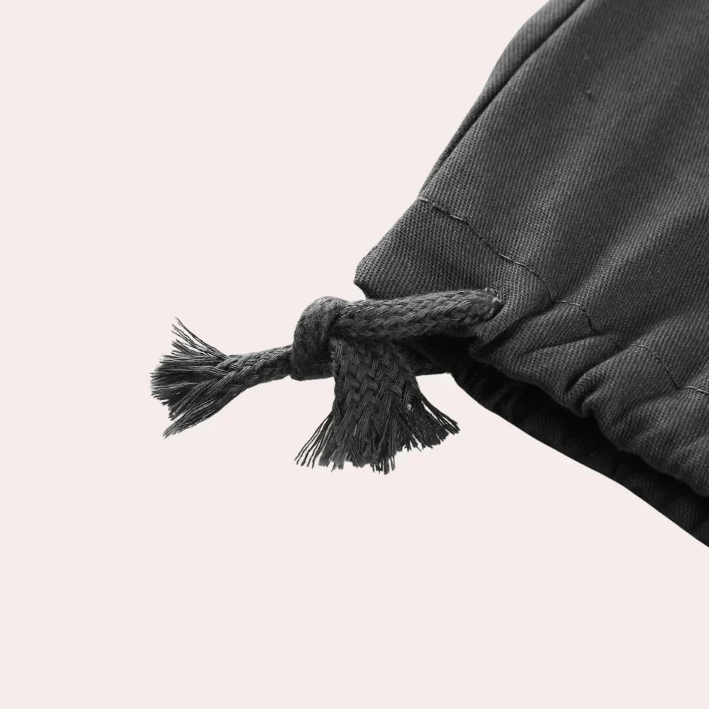 James Pantalon Cargo Hombre – Pantalon Outdoor Robusto con Bolsillos & Cintura Elástica