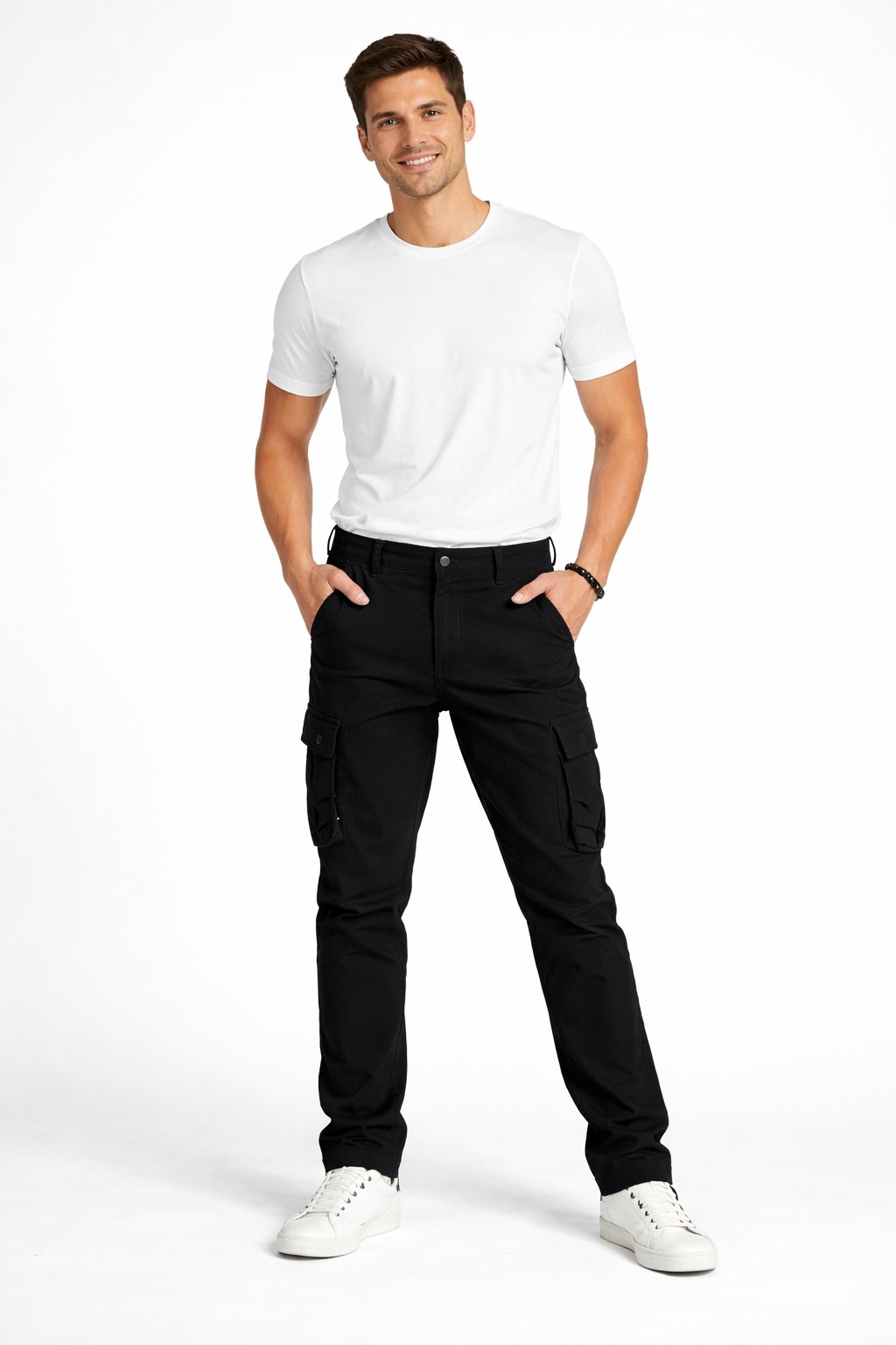 Mane Pantalón Cargo Hombre Corte Recto – Algodón Transpirable, Bolsillos Utilitarios y Estilo Workwear