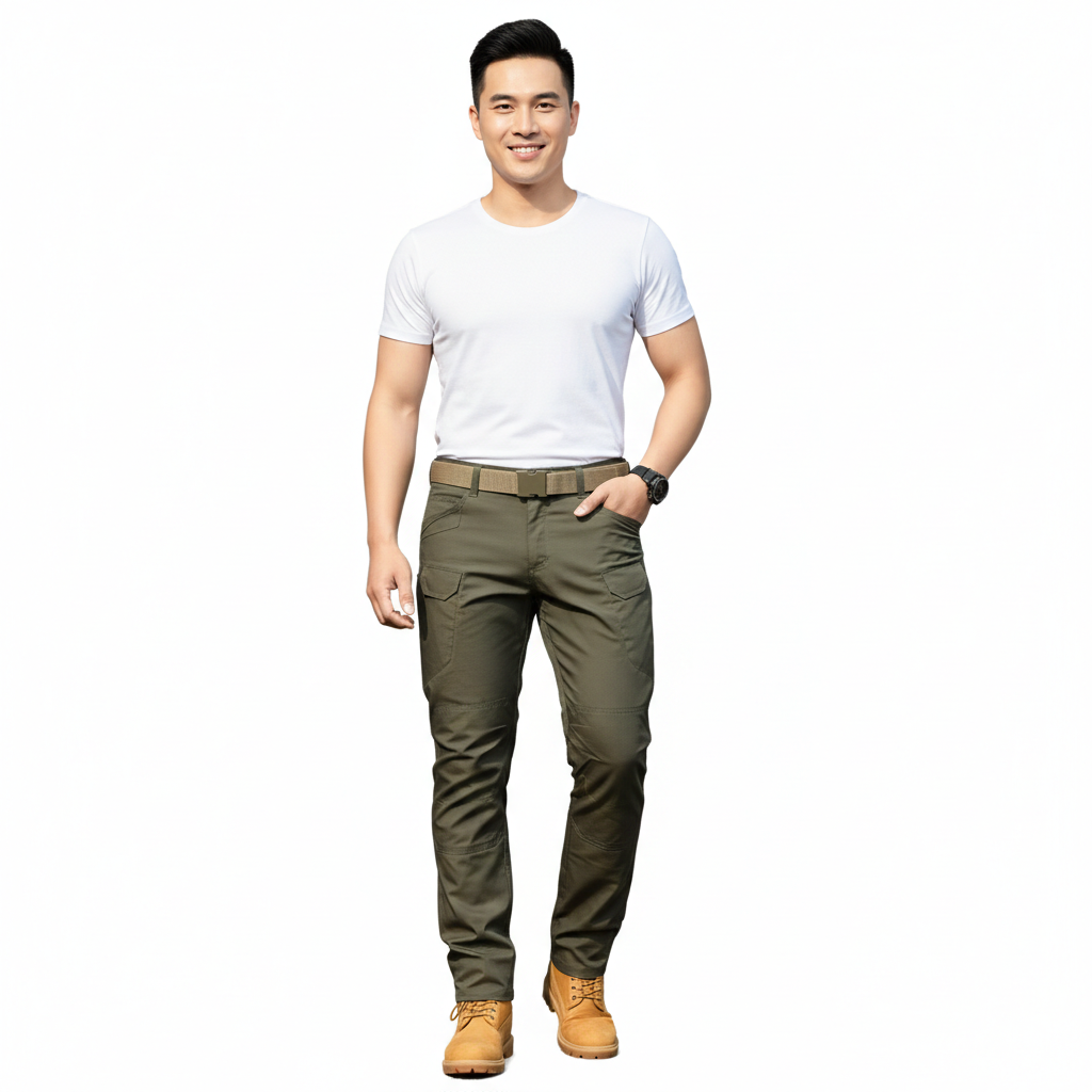 Markl Pantalón Táctico Hombre Impermeable – Multi-Bolsillos, Reforzado y Outdoor