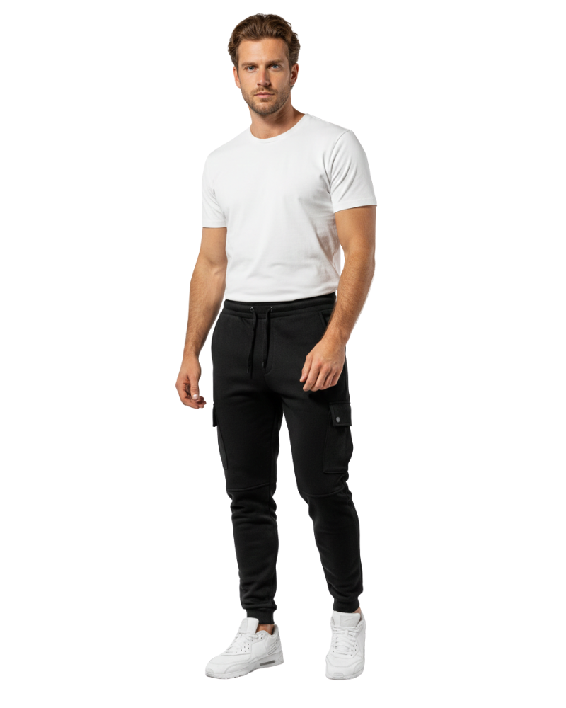 Luciano Pantalón Deportivo para Hombre Cargo – Jogger Cómodo con Bolsillos Laterales