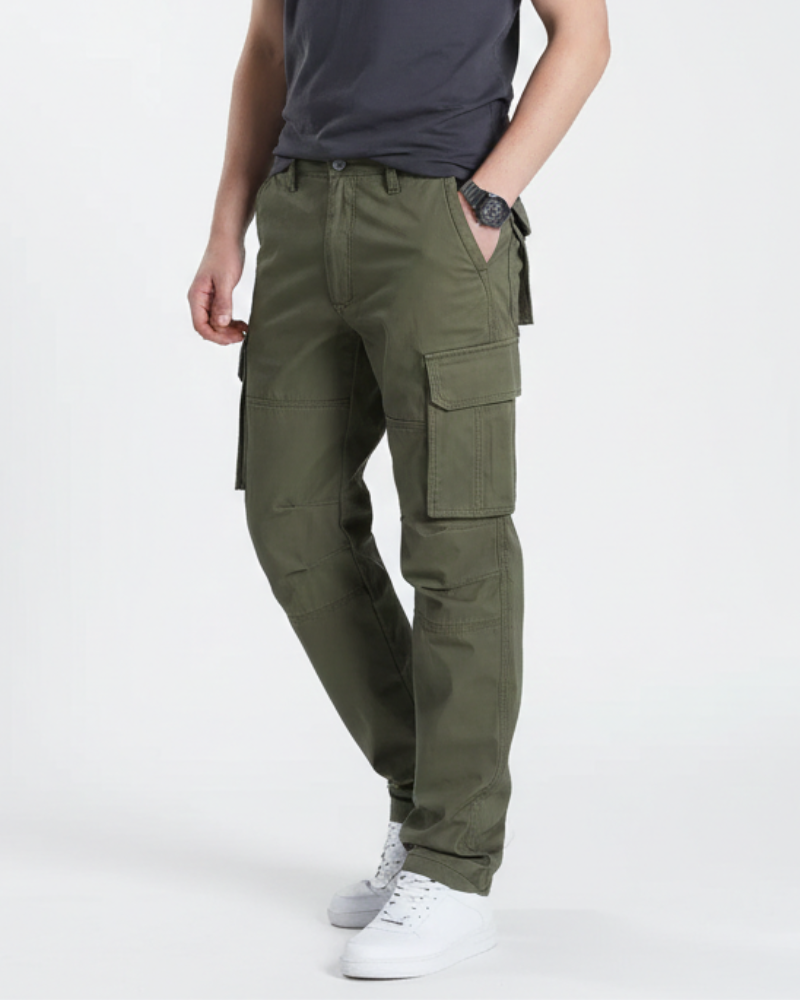 Echo Pantalón Cargo Táctico Hombre – Pantalón Outdoor Transpirable con Múltiples Bolsillos