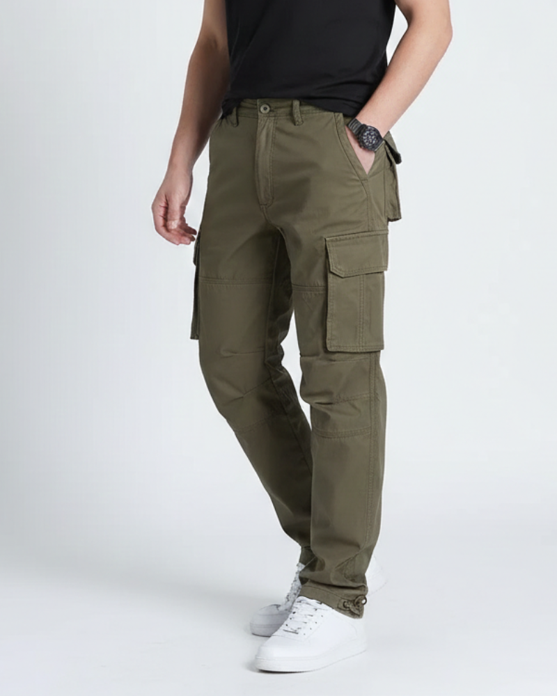 Echo Pantalón Cargo Táctico Hombre – Pantalón Outdoor Transpirable con Múltiples Bolsillos
