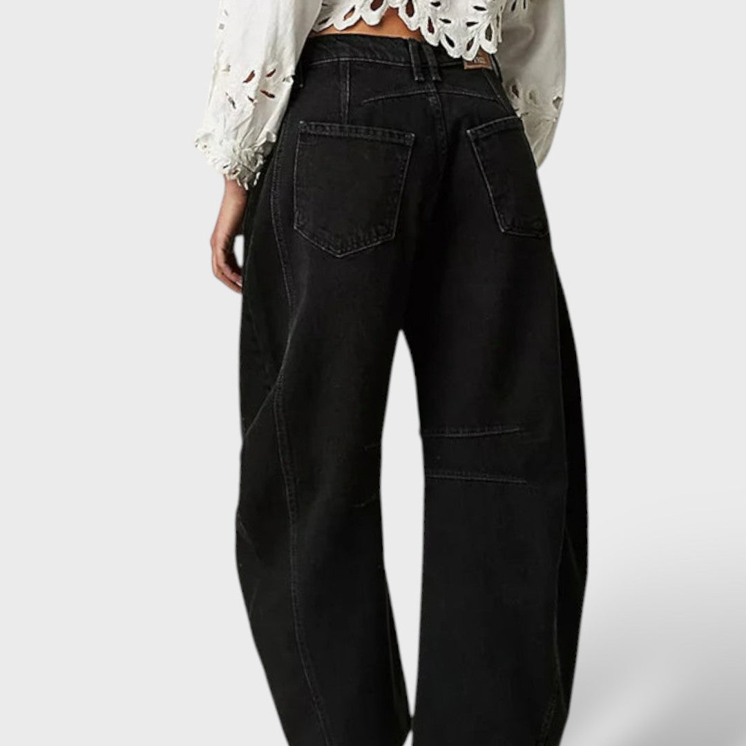 Pantalon Vaqueros de Mujer de Pierna Ancha.