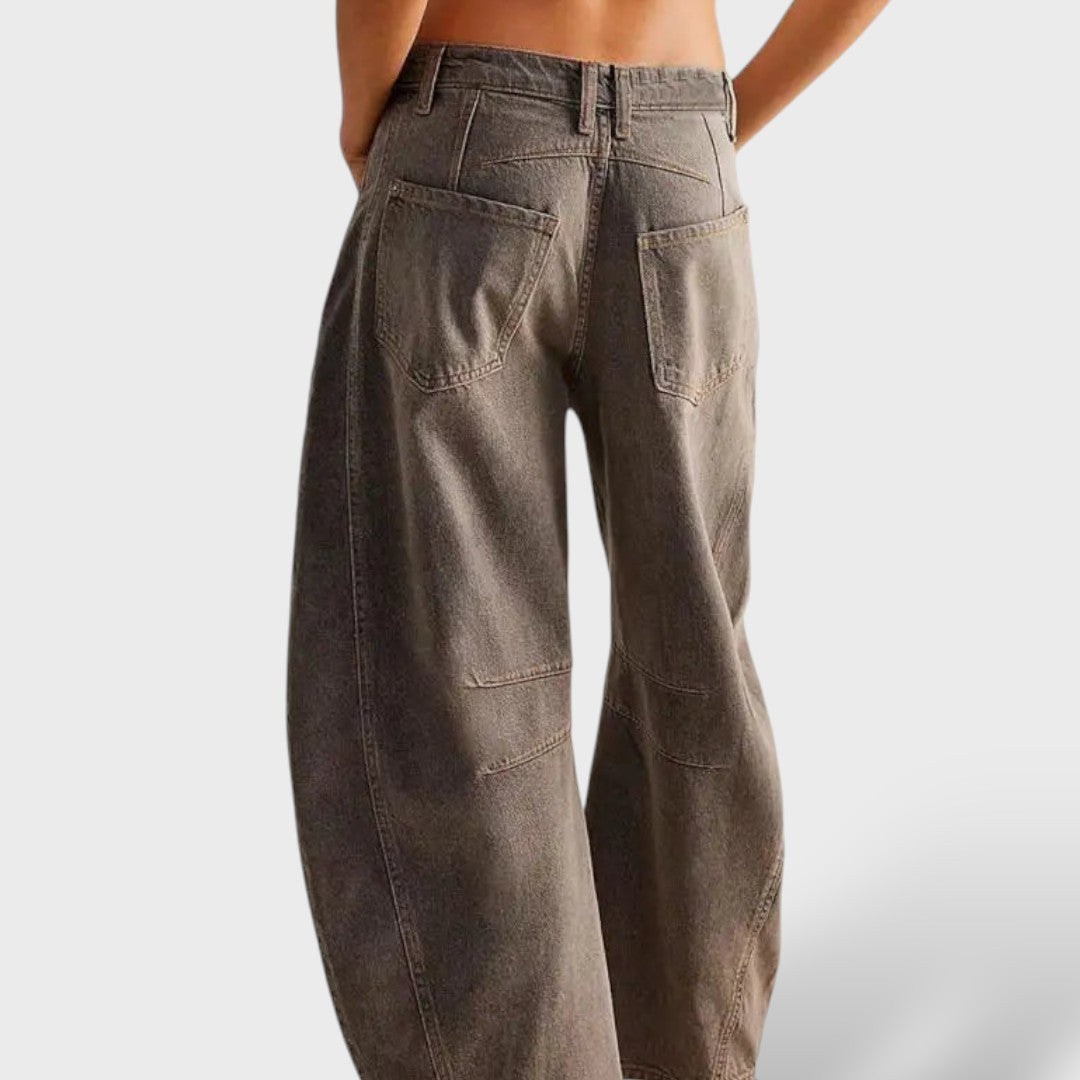 Pantalon Vaqueros de Mujer de Pierna Ancha.