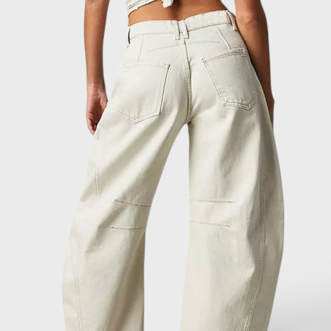 Pantalon Vaqueros de Mujer de Pierna Ancha.