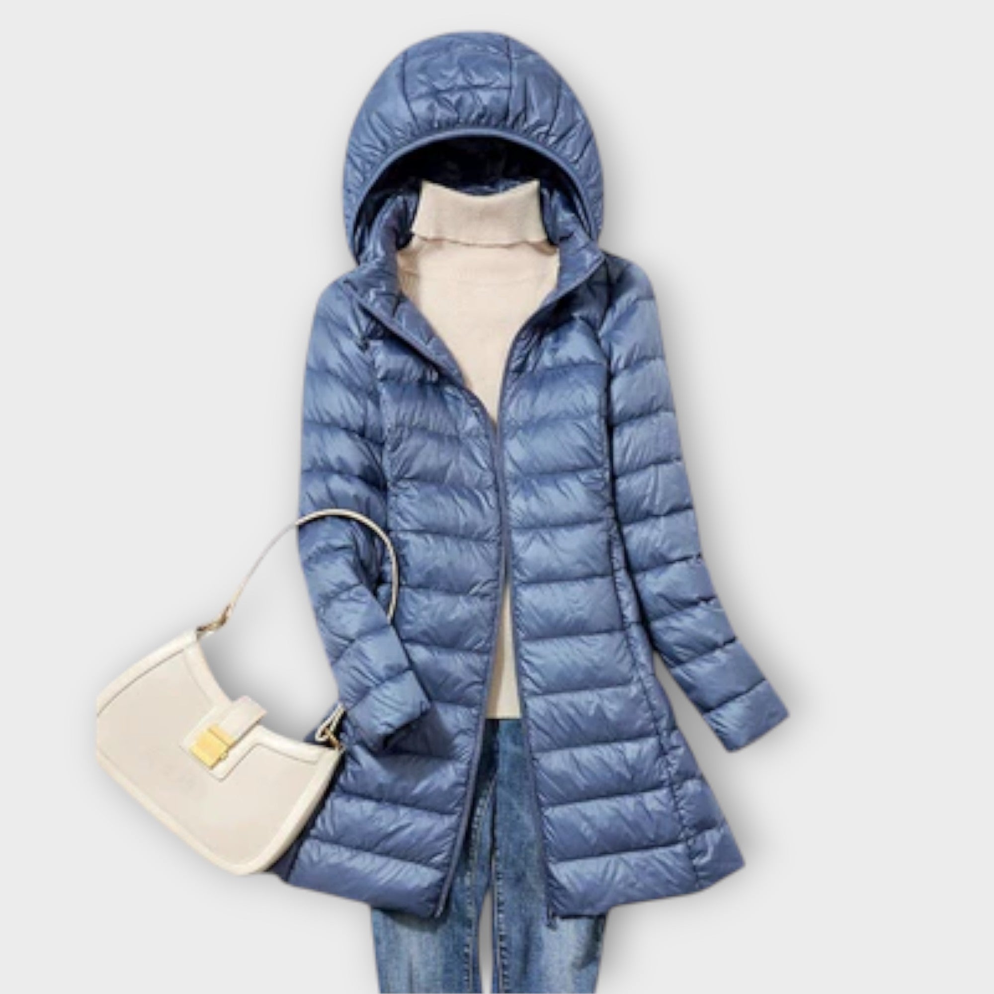 Annika - Chaqueta de plumas ultraligera y resistente a la intemperie