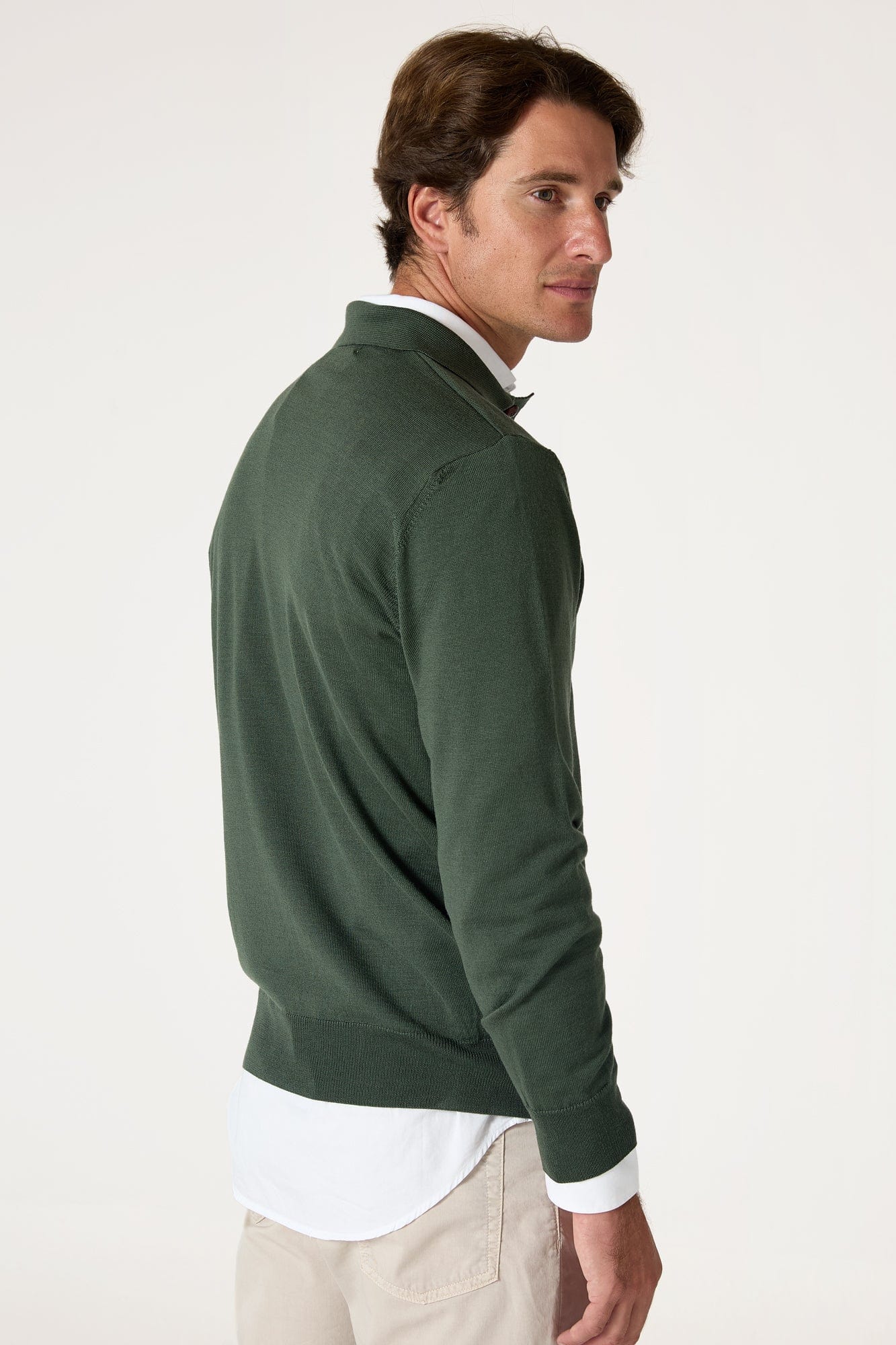 The Jersey Merino Polo Verde Santander