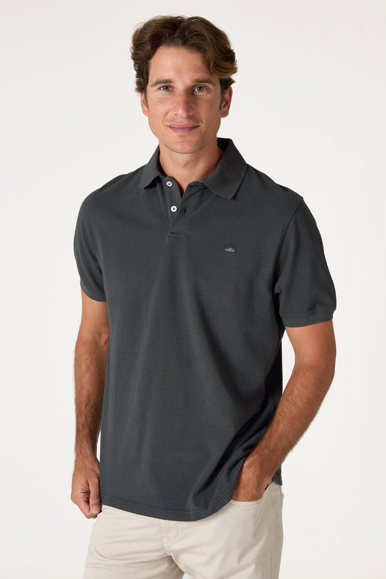 The Cotton Polo Gris Palencia