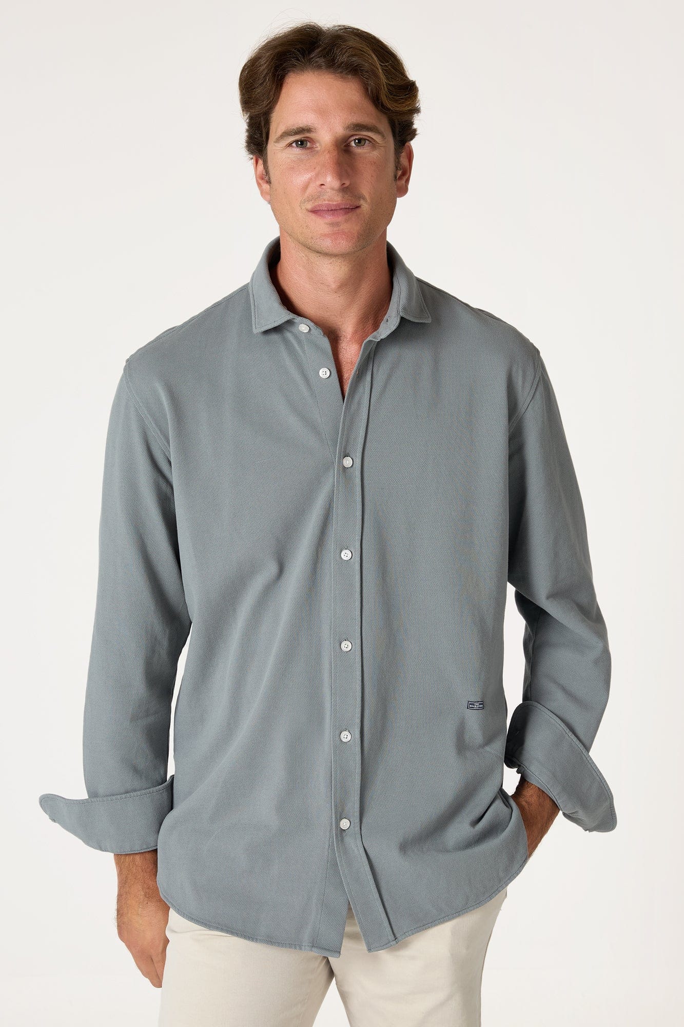 The Cotton Camisa Azul Pamplona