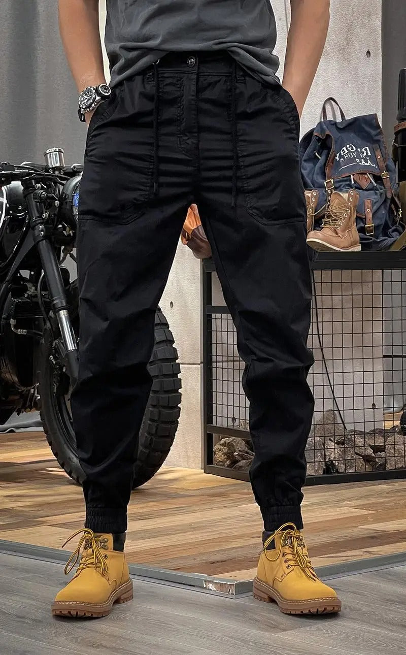 David Pantalon Hombre – Pantalon Cargo Stretch con Spandex Cómodo y Polivalente