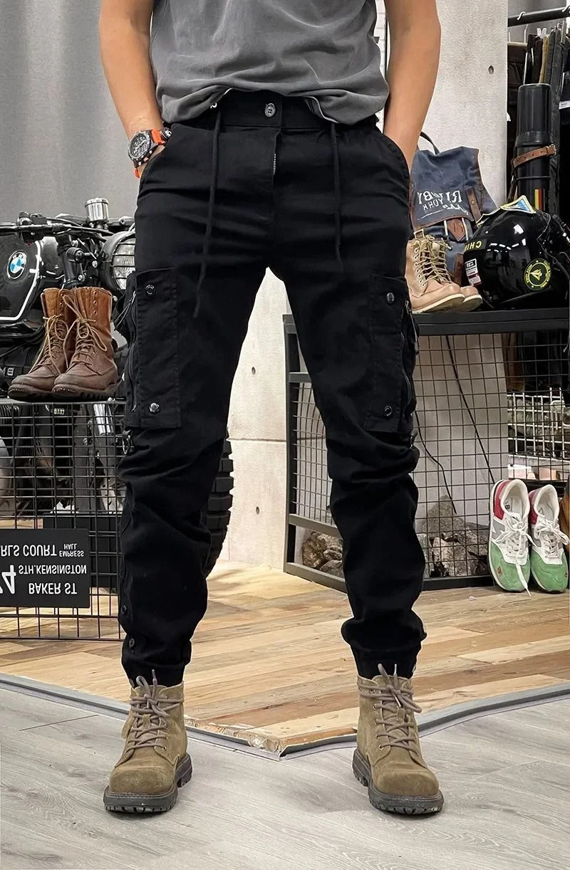 David Pantalon Hombre – Pantalon Cargo Stretch con Spandex Cómodo y Polivalente